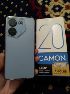 Tecno common 20 8/256 Good condition complete Box PTA Official Read AD