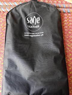 Sage leather jacket  brown colour