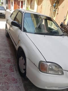 Suzuki Baleno 2005, White, Lhr No. register 2006, Exchange Possible