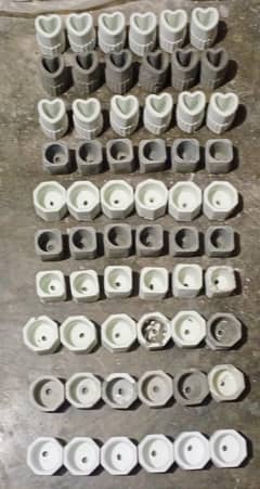 Mini Cement pots for small Plants  cactus and saclents plants