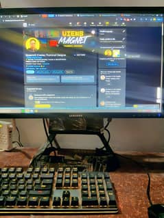 Gaminng Pc - Rx 580 8gb with 24' inch Samsung Led