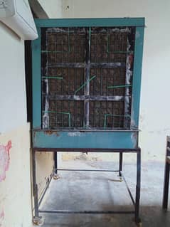 Room air cooler good working 8/10 condition with moveable frame