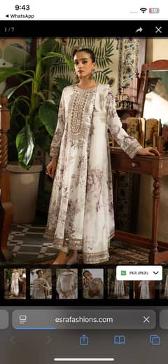 Long embroidered dress for sale