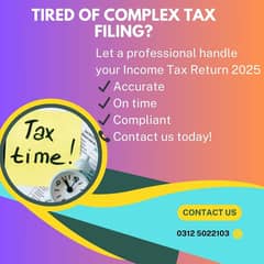 Sales Tax, Income Tax Return, Tax Consultant, FBR, Tax Filer, NTN