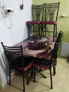 Good condition 6 seater dining table for sell