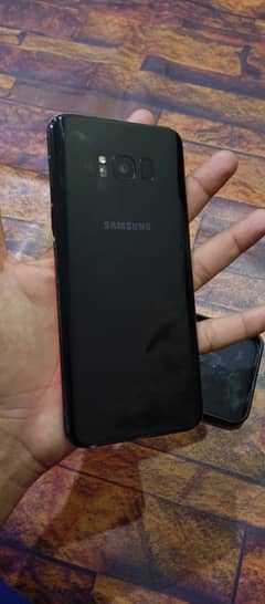 Samsung S8 plus dual Sim oficial PTA Aprv 4/64 only mobile with Chrger