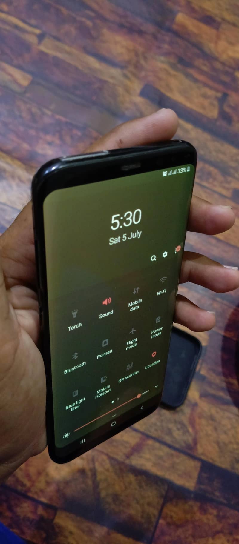 Samsung S8 plus dual Sim oficial PTA Aprv 4/64 only mobile with Chrger 2