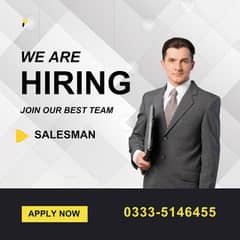 salesman - Jobs - Male Job - Islamabad Jobs