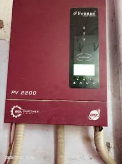 fronus inverter 1.6kw PV 2200