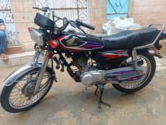 Honda CG 125 model 2017 for urgent sale
