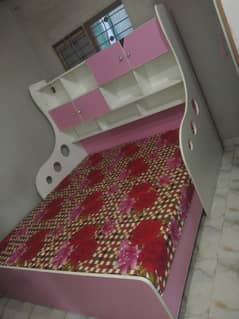 baby girl king size bed with cabins