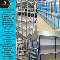 Iron racks for sale Heavy-duty iron racks Industrial storage  Racks