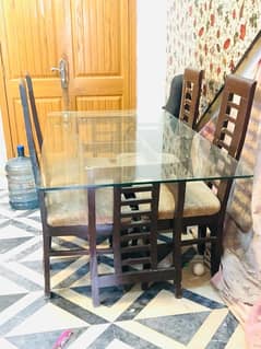 dining table with 6 chairs