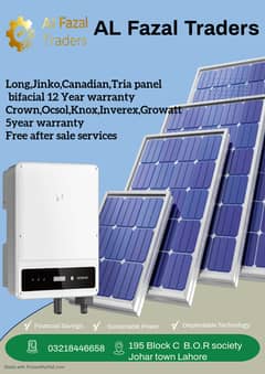 solar solution/Longi/JA solar/Jinko/solis/solarmax/knox/crown/inverex