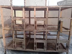 6 Khany Wala cage ha 1 Khana 1.5 x 2  ka ha
