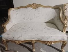 solid wooden sofa