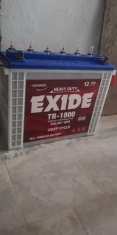 Exide tubelar battery