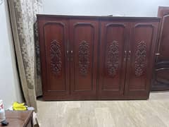 Used Bed, Cupboard, Dressing & Side Table – Good Condition