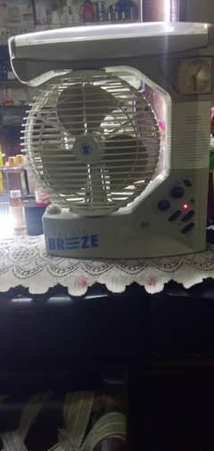 charging portable fan light F. M exchange possible