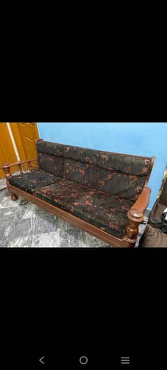wooden 5 seaters sofas