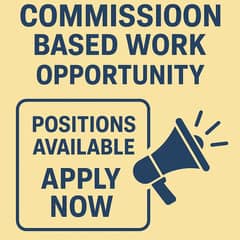 Commission base work | online work opportunity