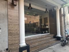 12 Marla triple story building near Jinnah hospitel brand new building full furnished with wood work water electricity CCTV cameras available 3D ultra design