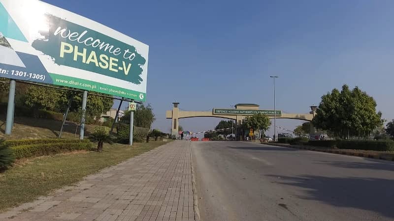 DHA 5 1 Kanal Plot For Sale In Sector F With Extraland Front Open 4