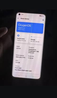 one plus 9 pro global version  12 256