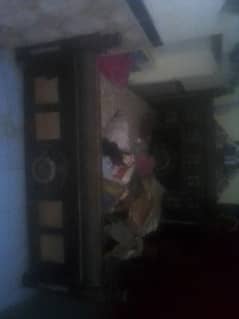 wooden bed