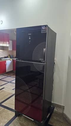 Haier inverter refrigerator 16cuft, Digital control panel, glass door
