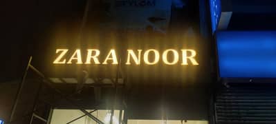 SignBoard 3Dsignboard Acrylic Sign Board Panaflex Printing Name Plate