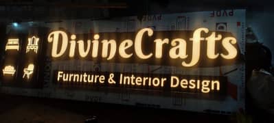 3D LOGO | 3D Signage | Sign Board | Acrylic Sign | Panaflex SignBoard