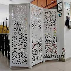 Folding partition moveable,stonic panel,roller blinds،3d panel,vinyl f