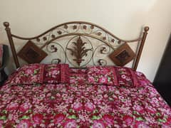 Iron King size Bed