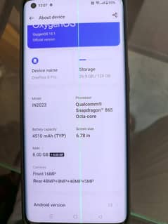 One Plus 8 Pro 5g