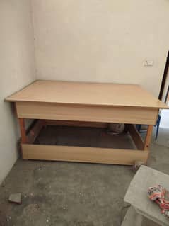 Unused 3 N-Shaped Wall Cabinets (11 Doors each) + 4 Wide Tables