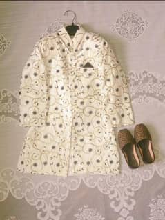 Sherwani with Shoes – Size 24 for Boys | Formal Wear