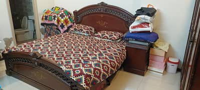 Wooden Bed set
