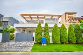 Facing Park Double Unit Kanal Modern Design Bungalow With Basement For Sale In DHA Phase 8