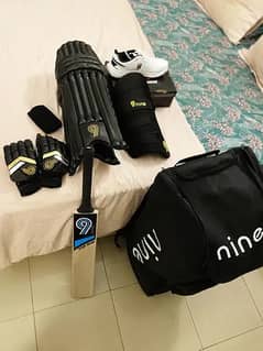 Hardball professional cricket kit with bat