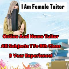 Online Female tuitor.