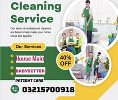 House Maid, Babysitter, Patient Care, Nanny, Nurse, Driver, Chef, Cook