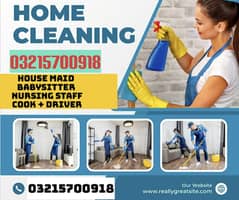 House Maid, Babysitter, Patient Care, Nanny, Nurse, Driver, Chef, Cook