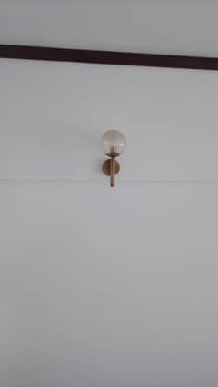 a wall light