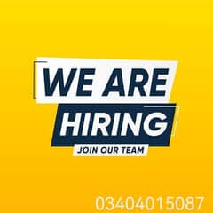 STAFF NEEDED FOR ONLINE AND OFFICE WORK