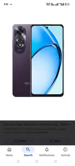 call on 03218840800 oppo A60