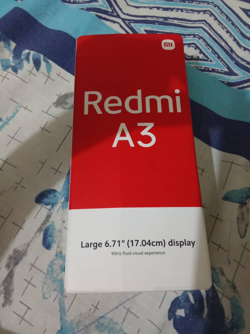Redmi A03 4/128 GB for sell with box, condition 10 by 10 0