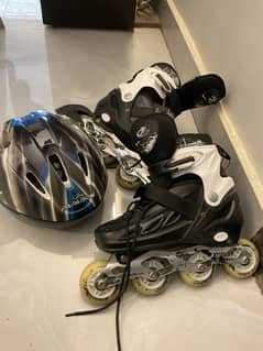 Papaison Roller skates + helmet