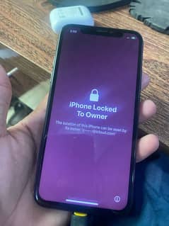 Apple iPhone XS with box icloud lock