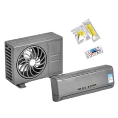 Car Dashboard Solar Air Conditioner Perfume Diffuser | Grey Color